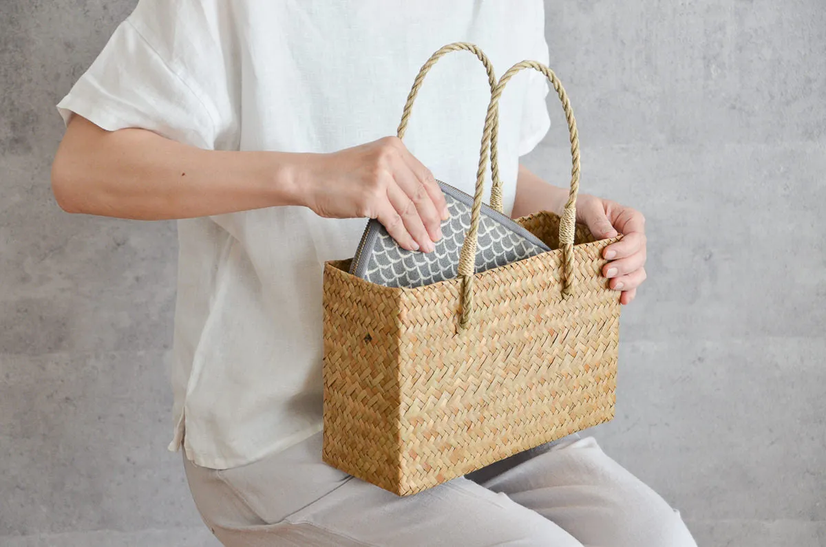 Basket Bag "Attaché" / Krajood Grass / THA 3115130