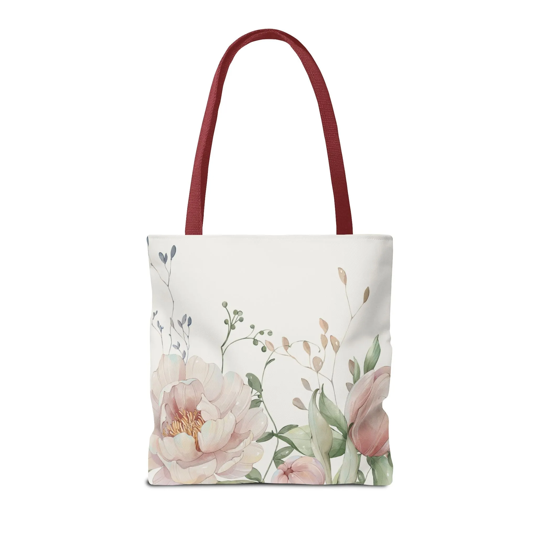 Custom Floral Tote Bag for Mamá