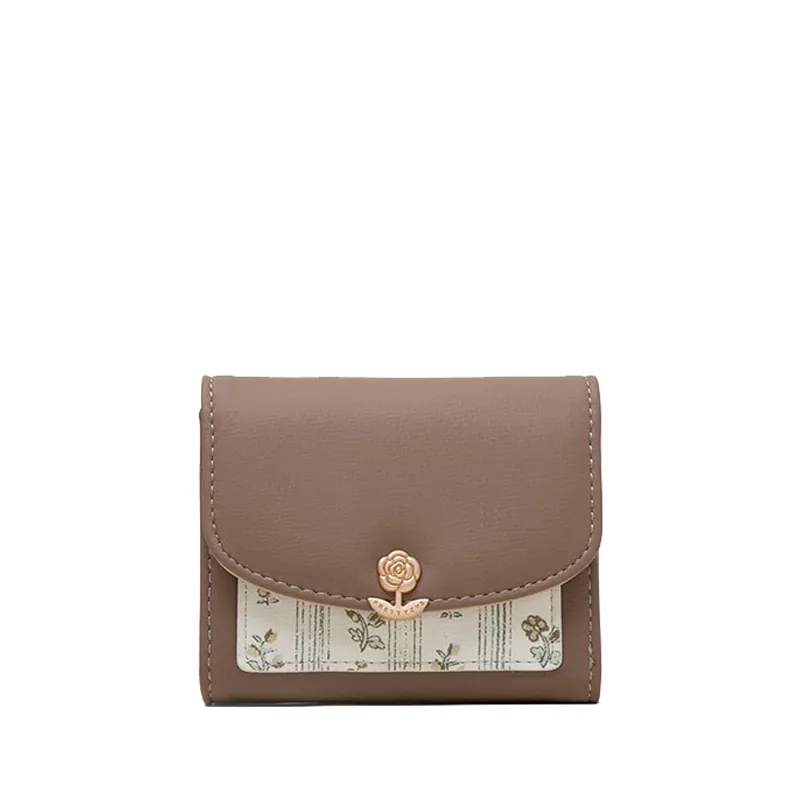 Floral Clasp Wallet