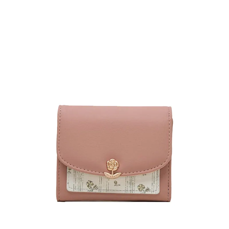 Floral Clasp Wallet