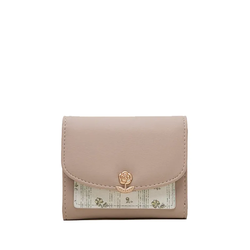 Floral Clasp Wallet