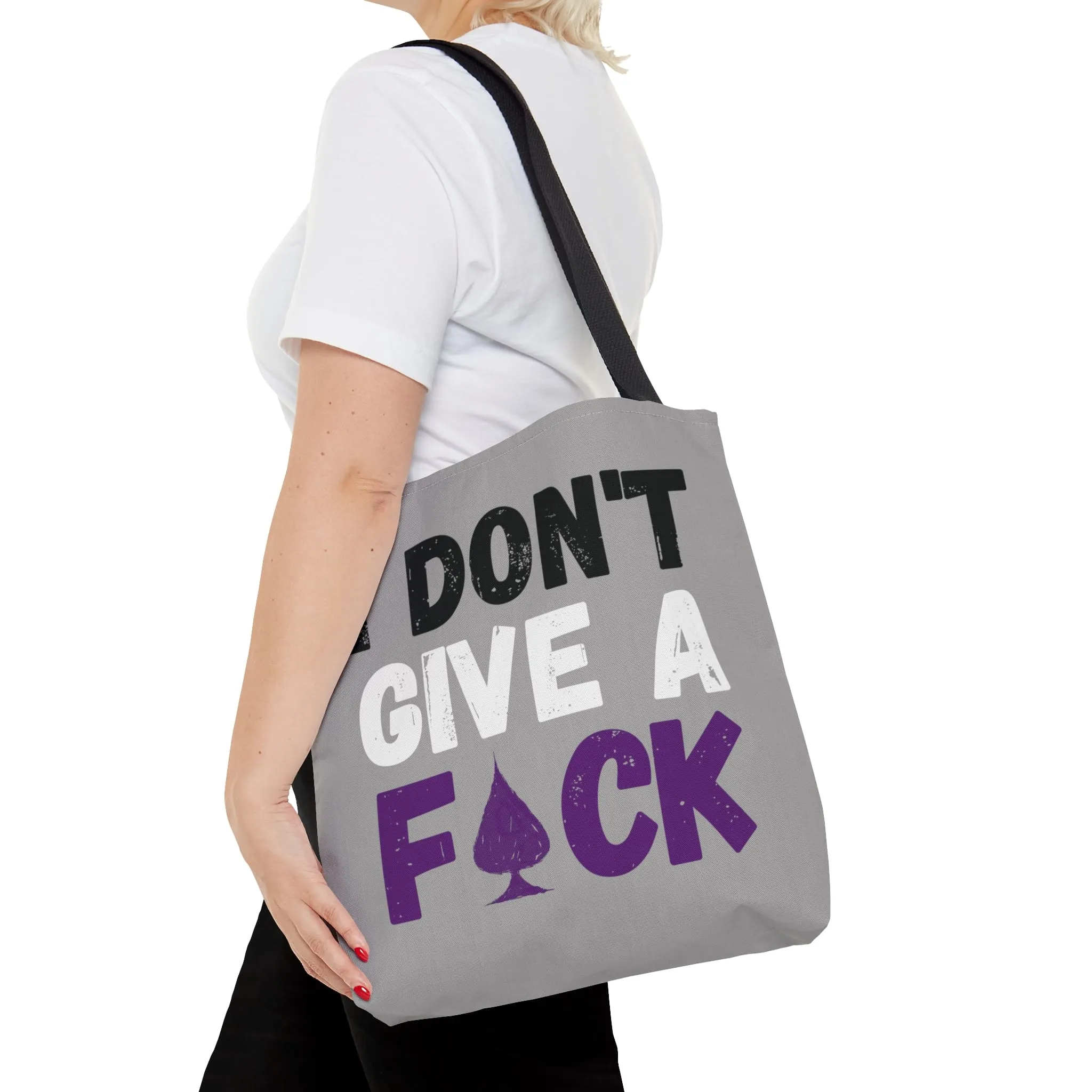 Funny asexual tote bag