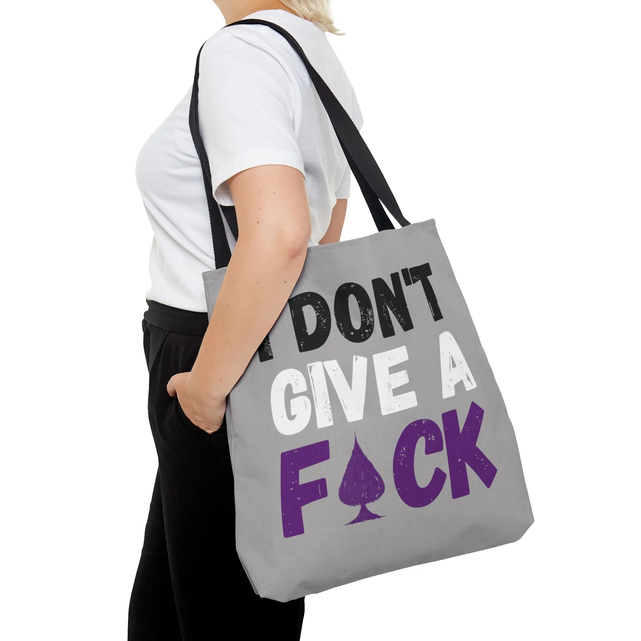Funny asexual tote bag