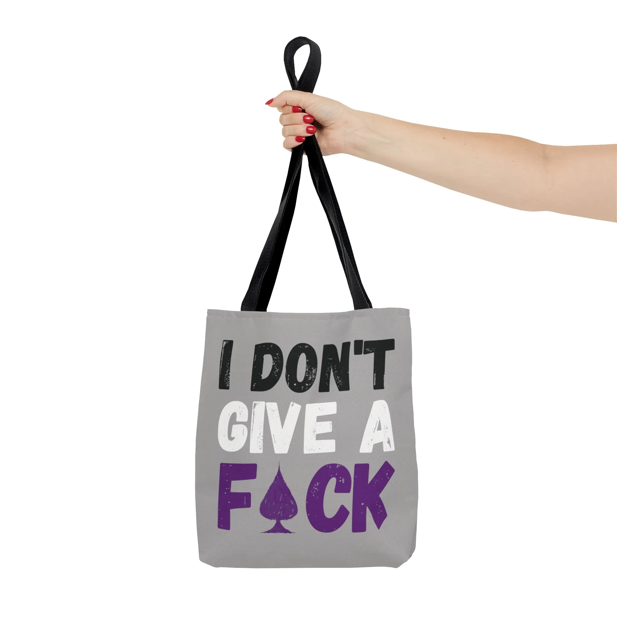 Funny asexual tote bag
