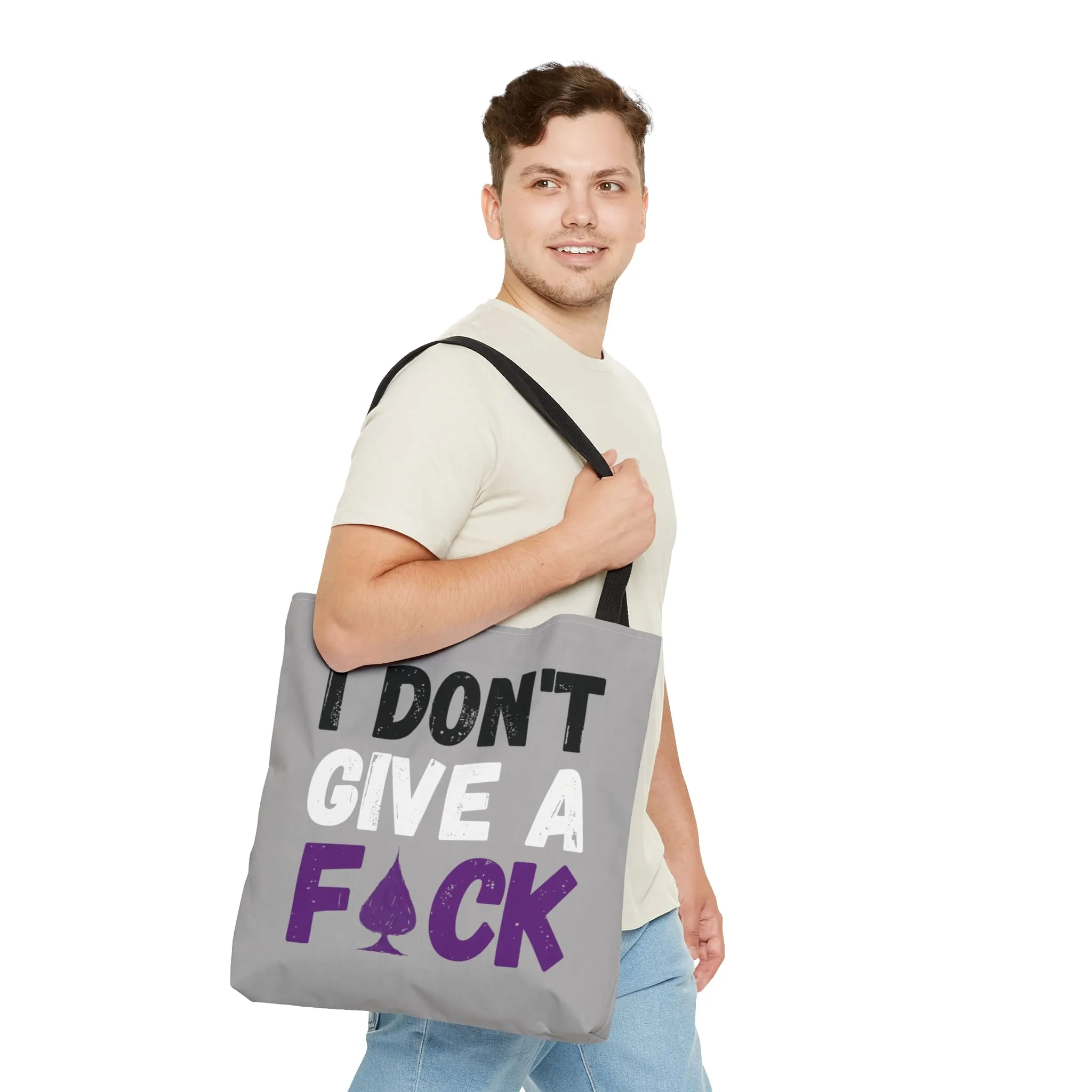 Funny asexual tote bag
