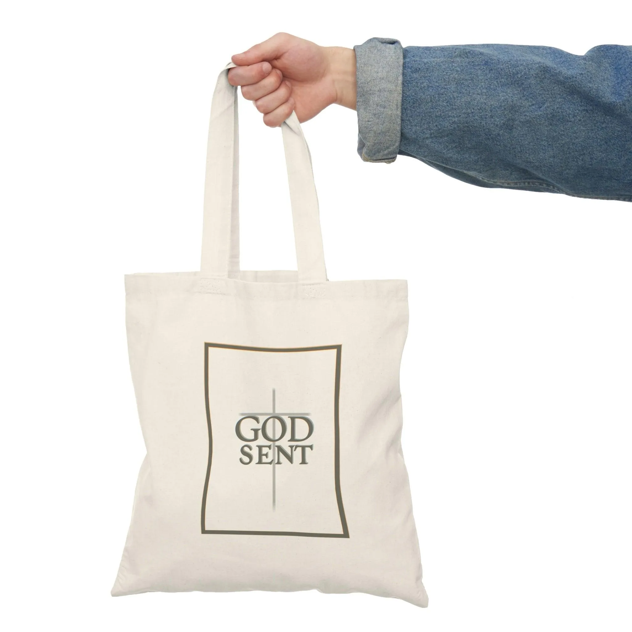 God Sent Tote Bag – Faith-Based Eco Cotton Christian Gift