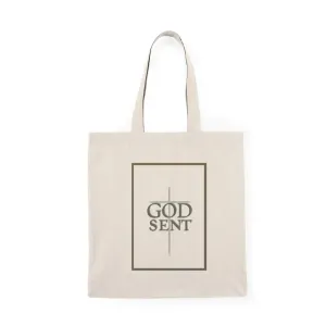 God Sent Tote Bag – Faith-Based Eco Cotton Christian Gift