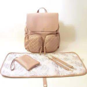 Milana Nappy Bag - Taupe