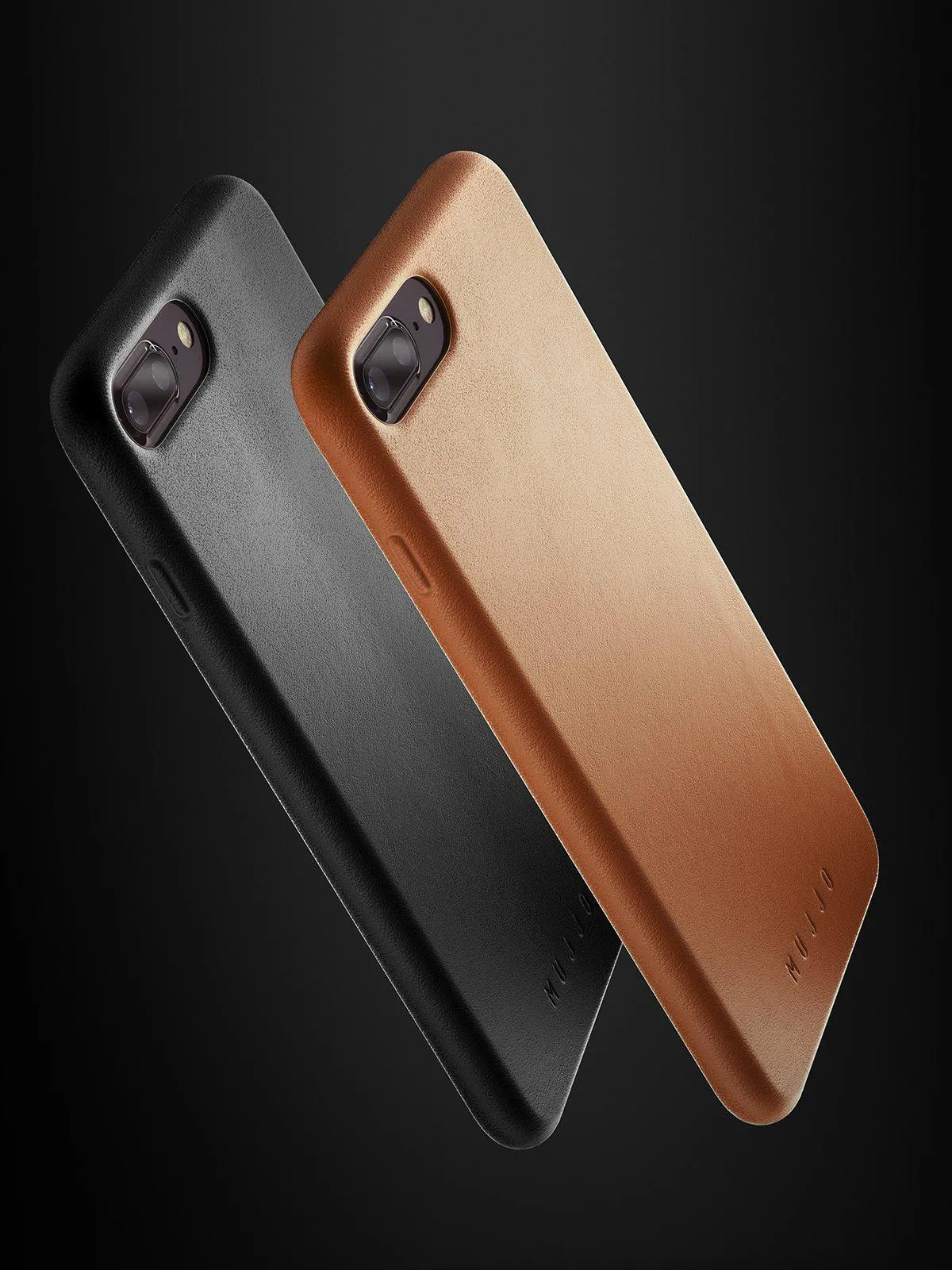 Mujjo Full Leather Case for iPhone 8 Plus / 7 Plus Tan