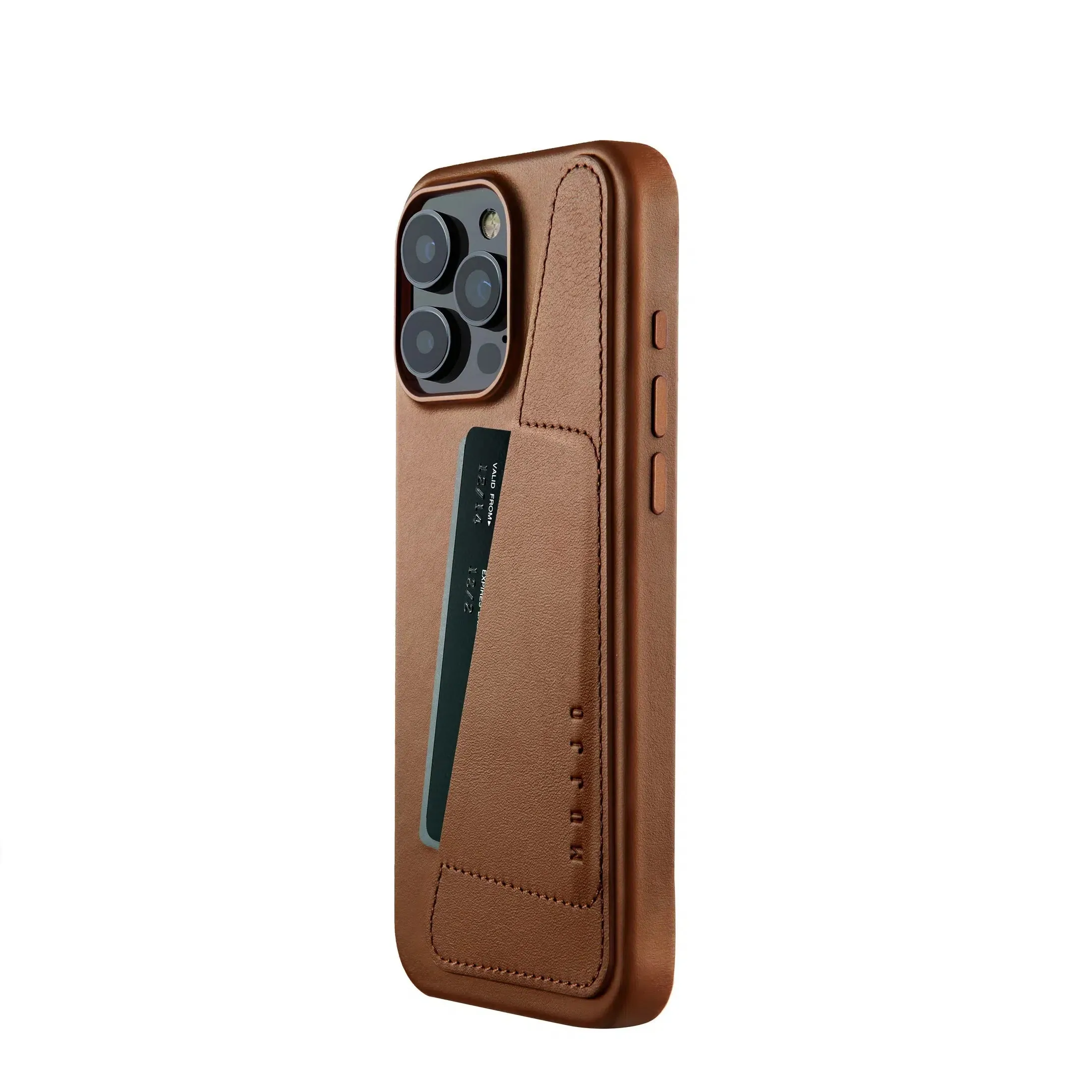 Mujjo Full Leather Wallet Case for iPhone 16 Pro Max