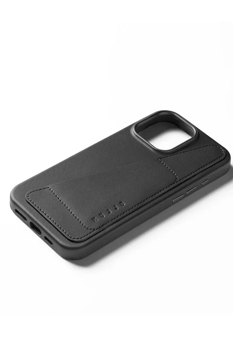 Mujjo Full Leather Wallet Case for iPhone 16 Pro Max