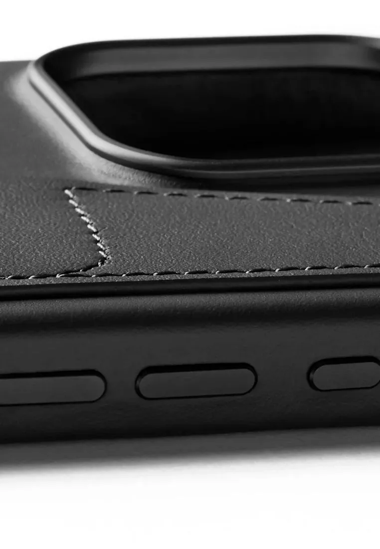 Mujjo Full Leather Wallet Case for iPhone 16 Pro Max