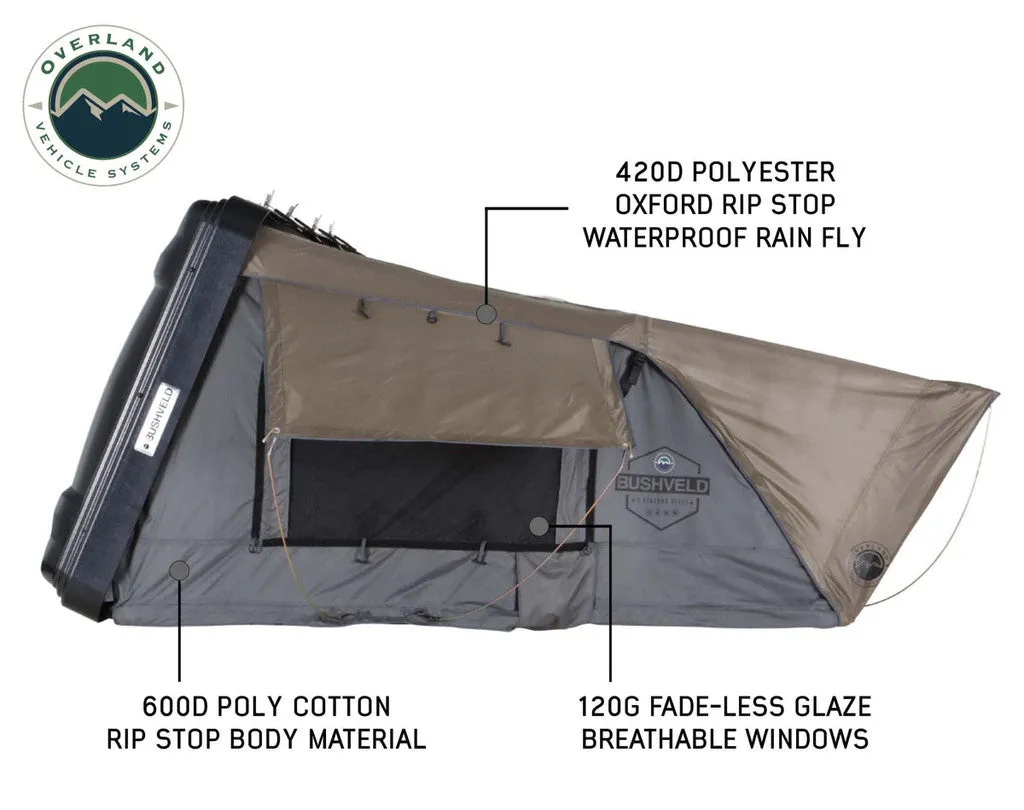 OVS Bushveld Hard Shell Roof Top Tent, 4 Season, 4 Person