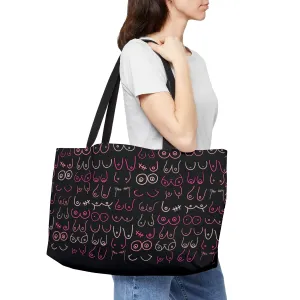 Save The Tatas Large Breast Cancer Awareness Tote Bag