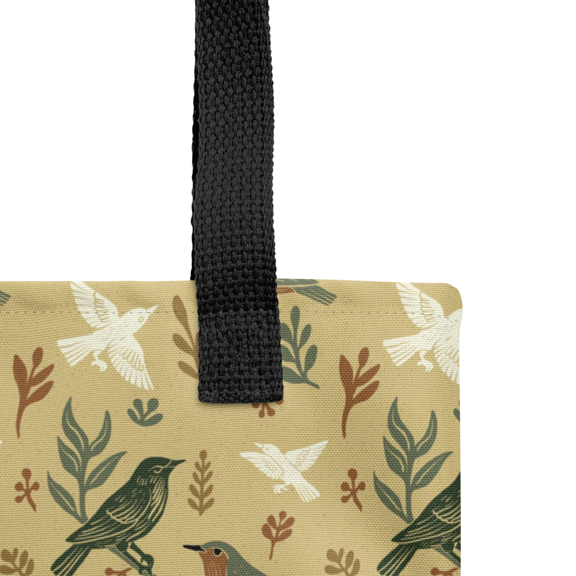 Vintage Birds Tote Bag